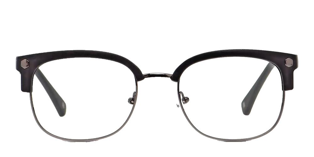 MUSE 35-002038 BLACK GREY EYEGLASSES FRAMES 49-18-140 AUTHENTIC